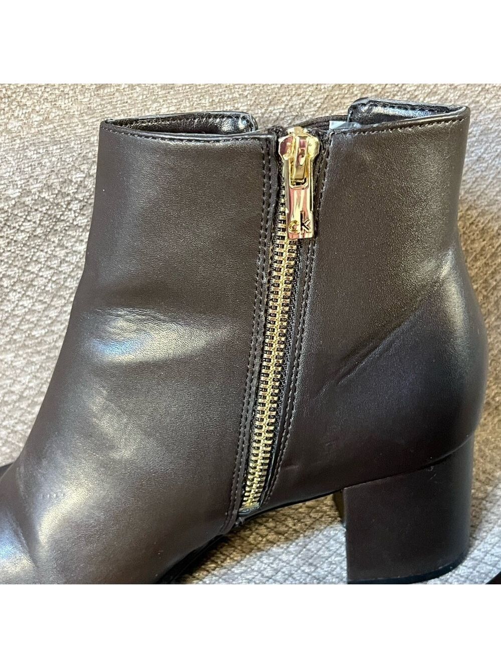 Calvin Klein Brown Fiona Women's Ankle Boot size 7 EUC - Picture 7 of 16